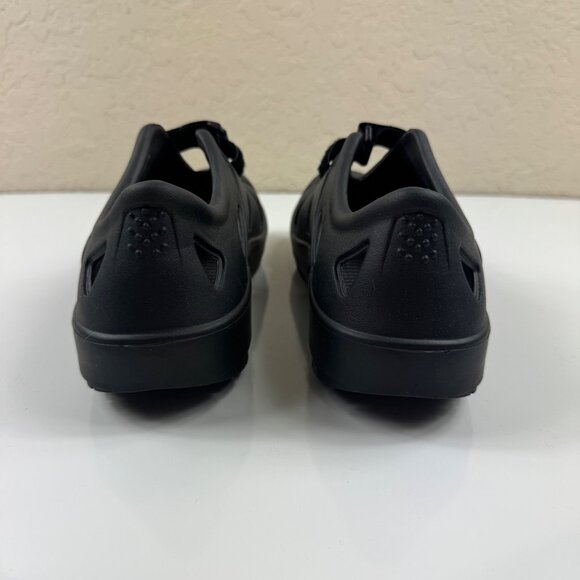 Oofos OOcandoo Recovery Sandal Unisex M6 W8 Black Comfort Orthotic Slip On - Picture 3 of 10